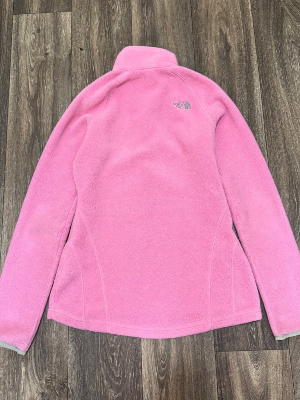 The North Face Women’s Small Pink Quarter Zip Fleece Pullover Outdoor Hiking - Picture 2 of 10